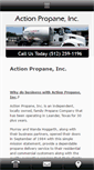 Mobile Screenshot of actionpropaneinc.net